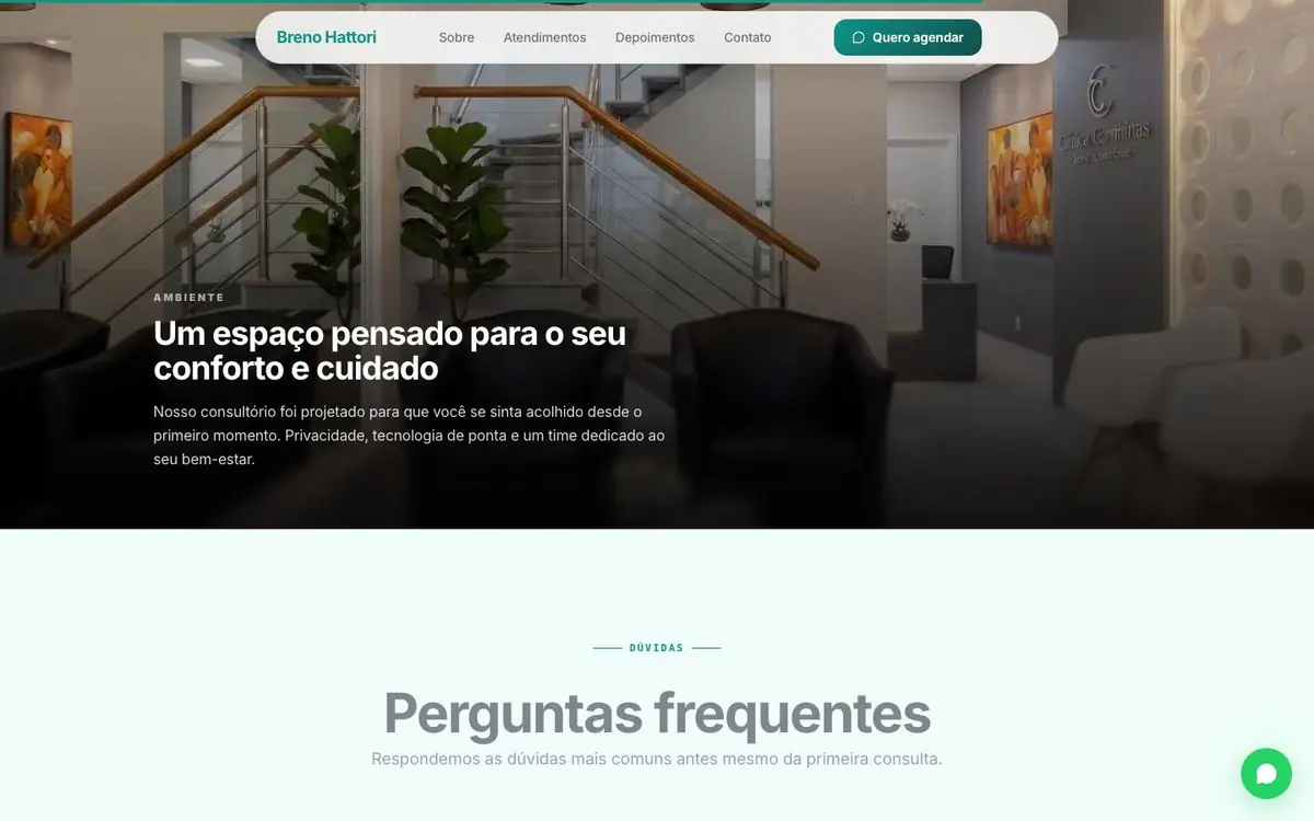 Section 06 of the Breno site, the consulting room